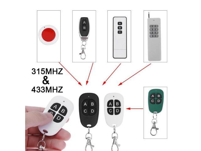 4 Buttons 315MHz Remote Control Duplicator for Electric Gate Garage Door NEW