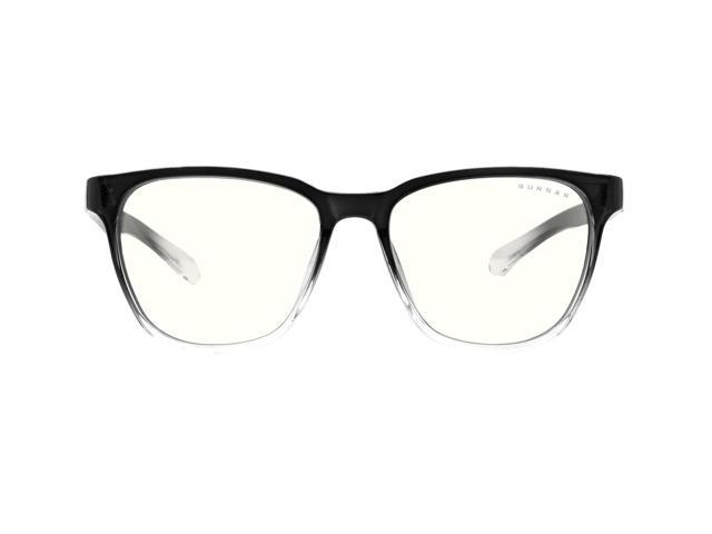Gunnar Berkeley Computer Eyewear with GUNNAR-Focus, Onyx Fade Frame, Clear Lens, 35% Blue Light and 100% UV Protection, BER-05709