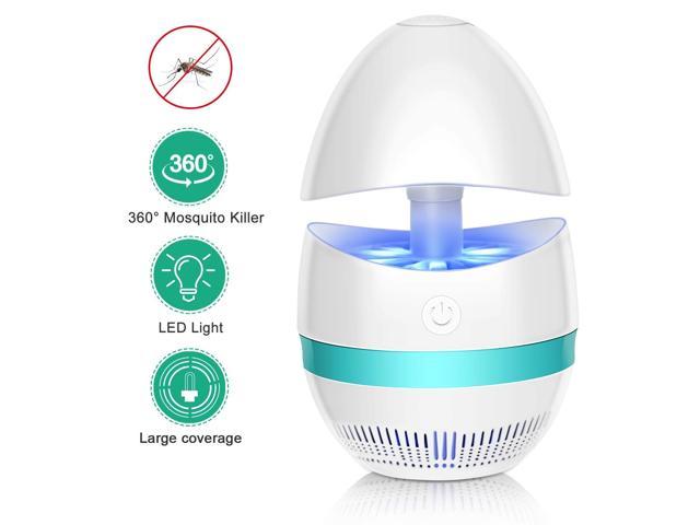 Indoor mute pest control light Mosquito Killer Mosquito Light LED Insect Lamp with Vacuum Fan For Catching Small Mosquitoes Bug Zapper for Living Room Bedroom Restaurant No Radiation Suitable for Pregnant women and Baby Mosquito lamp，black