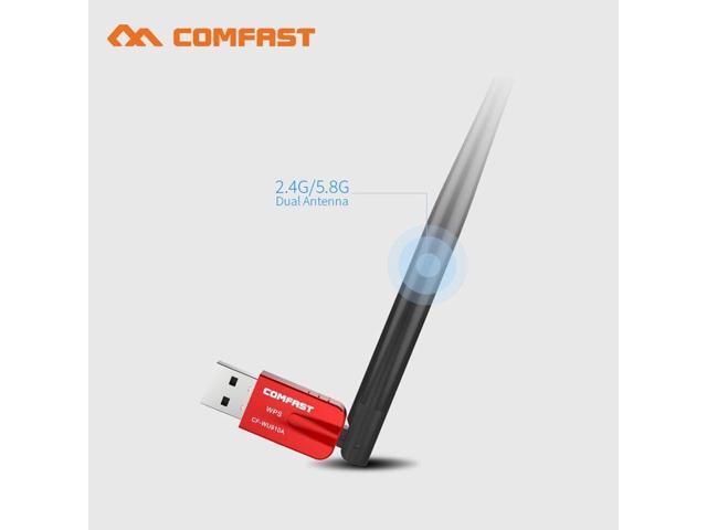 600Mbps USB Wifi Wireless Adapter LAN Bluetooth Card Antenna Network p Adapter