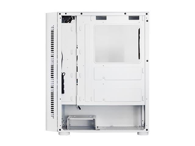 Montech X1 White ATX Mid-Tower Case/High Airflow, Front Mesh ...