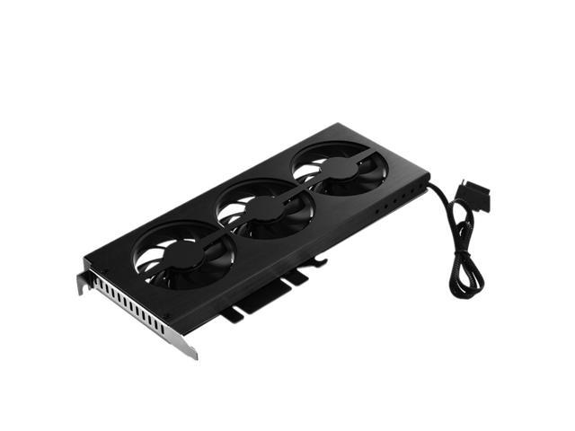 Graphic Card Cooling Fan PCI FAN Heat Sink Radiator Support Motherboard  AURA SYNC 12V 4PIN RGB Lighting VGA Cooler