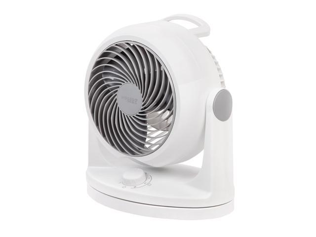 Photo 1 of IRIS USA WOOZOO Oscillating Fan, Vortex Fan, Air Circulator, Desk Fan, Portable Fan, 3 Speed Settings, 6 Tilting Head Settings, 74ft Max Air Distance, Large, White
