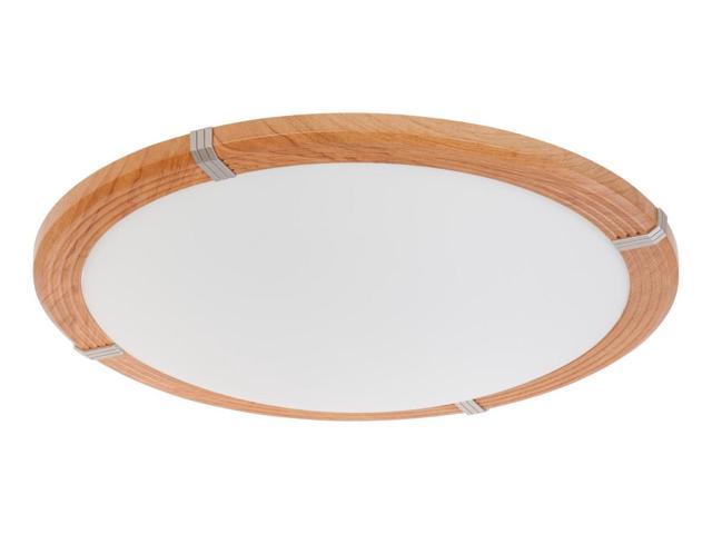 Iris Led Decorative Ceiling Light 21 Inch Light Brown Trim