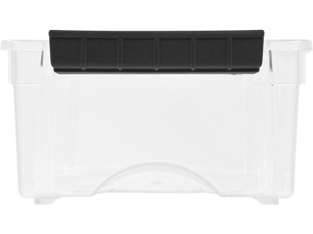 IRIS USA 5 Quart Stack & Pull Box, Clear - Newegg.com