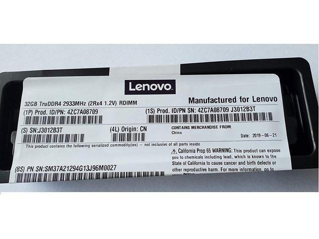 Lenovo 32GB TruDDR4 Memory Module 4ZC7A08709