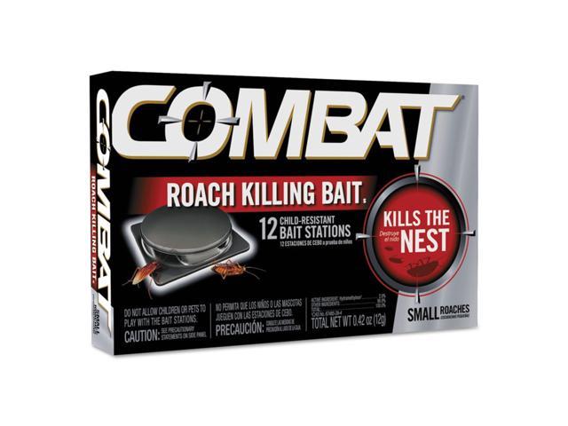 Combat Source Kill Max 0.42 Oz. Solid Small Roach Bait Station (12