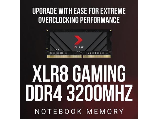 PNY 16GB XLR8 Gaming DDR4 3200 MHz SO-DIMM Memory MN16GSD43200X