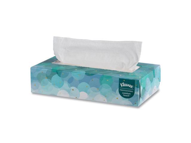 100 Sheets/Box 10 Boxes/Pack D-6.2 IC Kleenex 2-Ply Facial Tissues; Flat Box 