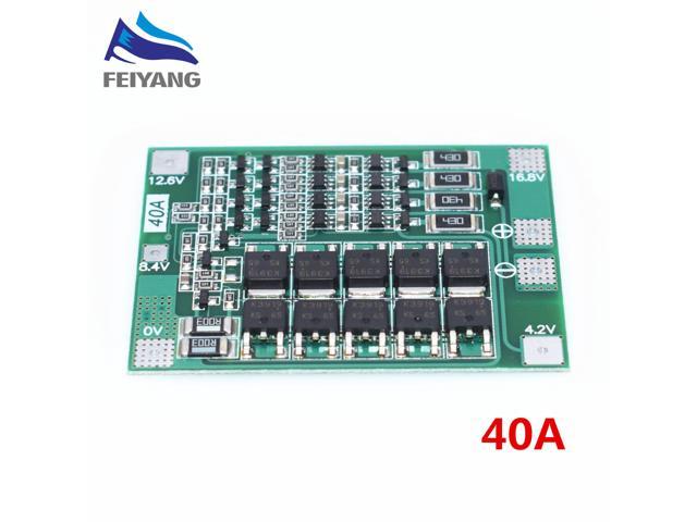 4S 40A 14.8V 16.8V 18650 Battery Charger BMS Protection Board For Drill Motor 5