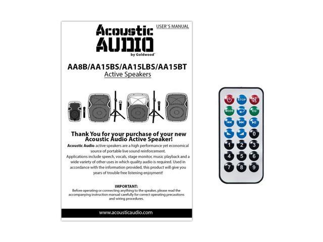 acoustic audio by goldwood aa15lbs