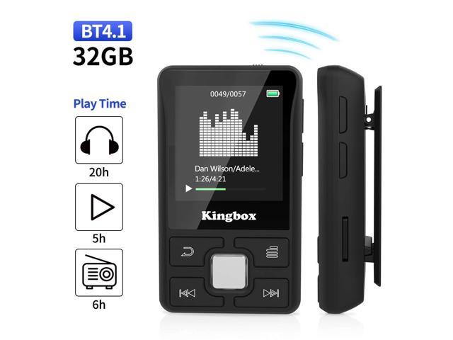HiFi Lossless Digital MP3 Music Player with 32GB Memory Card Multi-Functional Adapter with Video/FM Radio/Record Function Earphones Included NETVIP MP3 Player Support up to 128GB Expansion 