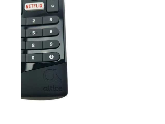 ALTICE Optimum Cablevision Bluetooth Voice Remote Control – Model T4HU1714, Black, Used, Fully Functional