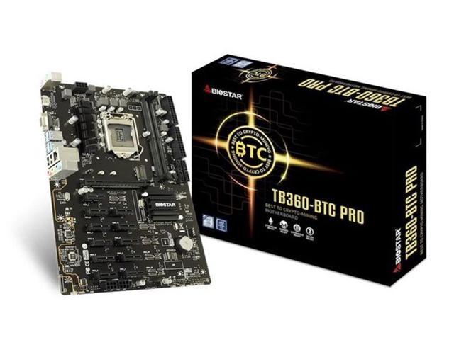 Biostar TB360-BTC PRO 12 GPU Crypto Mining Motherboard ATX 32G 12