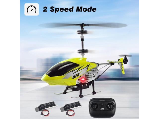 U12 Mini Rc Helicopter Remote Control Helicopter W 2 Batteries Yellow Newegg Com