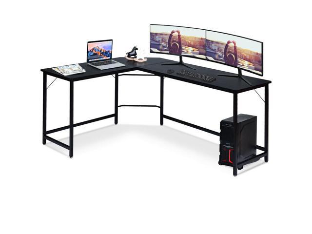 L Shaped Computer Desk Corner Pc Laptop Gaming Table Workston