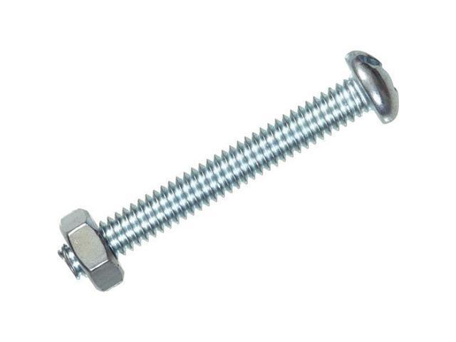 The Hillman Group 1938 10 X 1-1/4 in Zinc Flat Head Slotted Wood Screw 30-Pack 