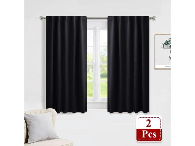 PONY DANCE Blackout Curtains Set - Nursery Short Curtain Panels