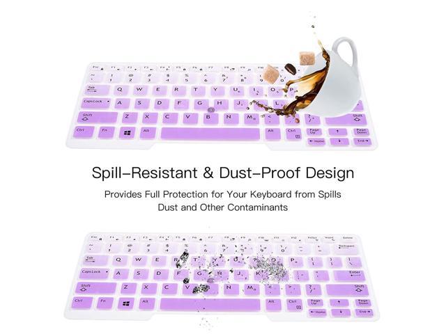 Dell Latitude Keyboard Cover For Dell Latitude E7450 E7470 E5470 E7480 E5450 5480 5490 7490 Dell 3340 340 Laptop Silicone Keyboard Skin Keyboard Protector Gradual Purple Us Layout With Pointing Newegg Com