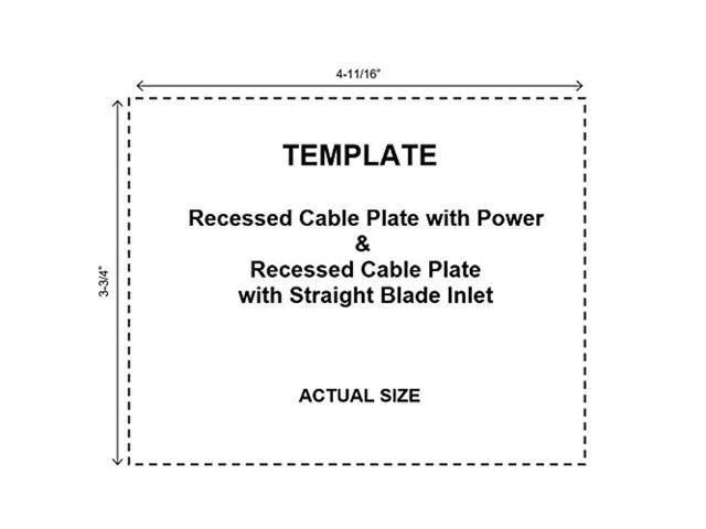 DataComm Electronics 50-3323-WH-KIT Flat Panel TV Cable Organizer Kit with  Power Solution - White