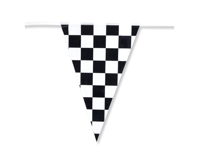 100 Foot Long Race Track Car Finish Line Black and White Plastic ...