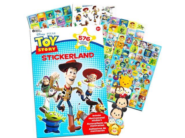 Disney Pixar Toy Story Party Favors Stickers Pack ~ Bundle with 600 Toy Story Stickers (Toy Story Party Supplies)