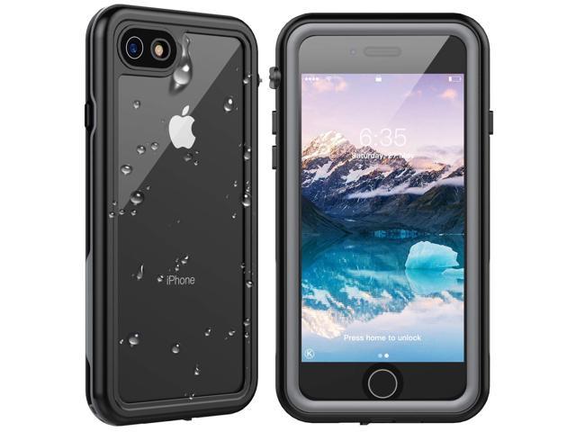 Spidercase For Iphone Se Case Iphone 8 7 Waterproof Case Built In Screen Protector Full Rugged Protective Case Shockproof Dirtproof Snowproof Case For Iphone Se 8 7 4 7 Inch Grey Clear Newegg Com
