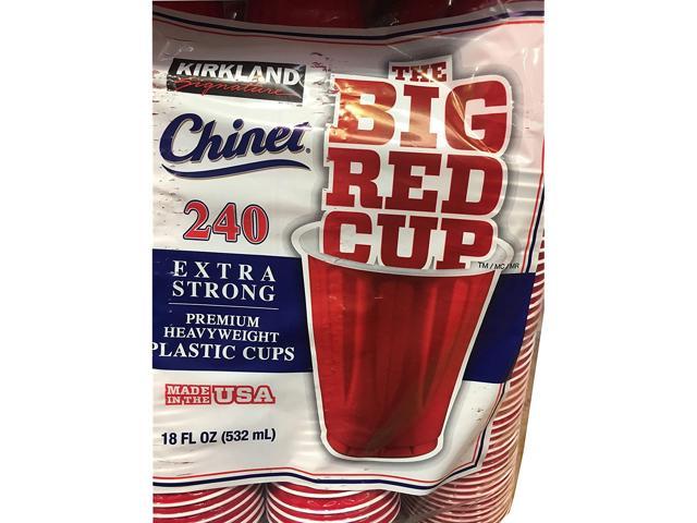  Kirkland Signature Chinet 18 Oz Red Plastic Cups