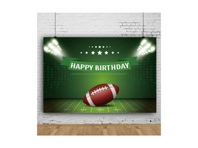 Football for Birthday Party Decorations,Fantasy Football Theme Birthday Photo Props Background Boys American Football 2020 Party Supplies(5X3ft) (Green) - Newegg.com