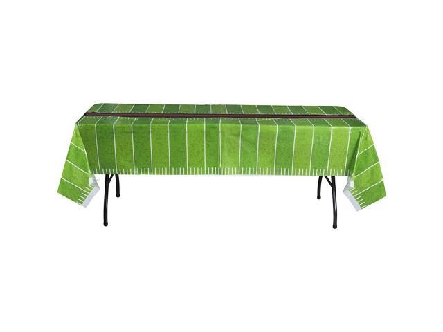 Disposable Plastic Tablecloths 54" x 108" Rectangle Pack of 4 Package May Vary