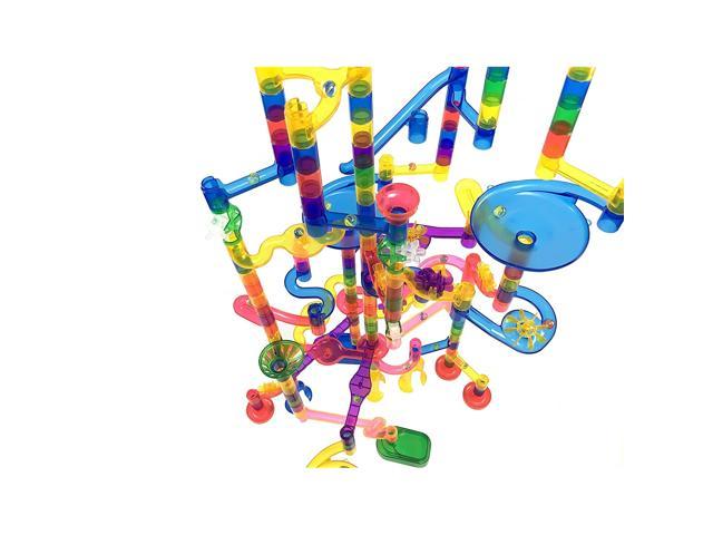 Marble Genius Marble Run Extreme Set - 145 Complete Pieces + Free