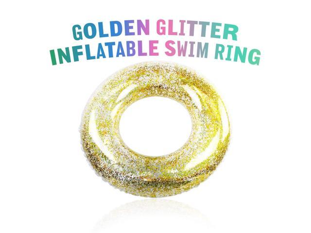 glitter swim ring