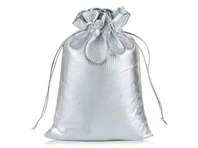 100x Organza Jewelry Candy Gift Pouch Bags Wedding Party Xmas Favors Decor Home 
