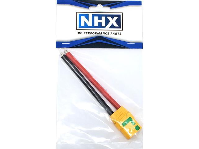 NEW NHX XT90S Anti Spark Male/Female Connecter w/10AWG 4" Wire FREE US SHIP 