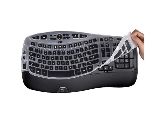 Lapogy Keyboard Skin for Logitech MK550,Logitech K350 MK550 MK570 Accessories, Ultra Thin Silicone Protector Skin,Black - Newegg.com