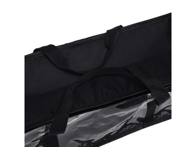 Imperius Portable CD Storage Bag-New/Zip Clear-Handles-Total 50 CD's 