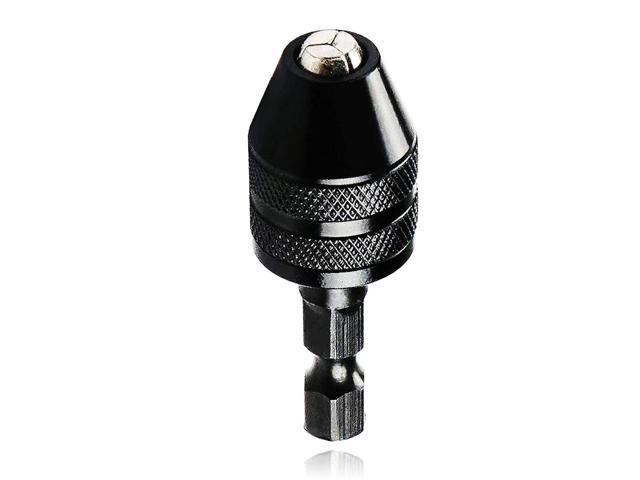 Hex Shank Keyless Chucks Adapter Drill Bit Quick Change Driver 0.3-3.6mm FR 