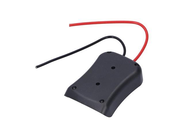Black Battery Adapter with Fixing Holes for Dewalt 20V 18V DCB Battery Series Power Connectors