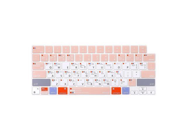 MOSISO Keyboard Cover Compatible with MacBook Pro 14 inch 2021 M1 Pro M1 Max A2485,Protective Waterproof Silicone Skin M1 Max A2442 & Compatible with MacBook Pro 16 inch 2021 M1 Pro Rose Quartz