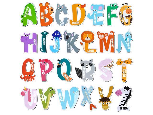 animal alphabet magnets