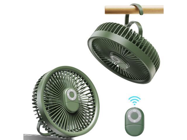 reenuo 5000mah camping fan with led lights