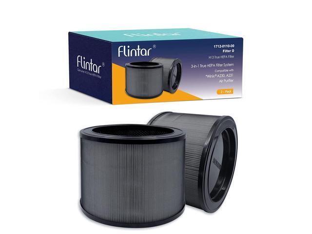 Flintar 2-Pack of True HEPA Replacement 