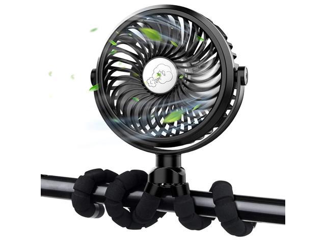 3Speed USB Rechargeable Mini Handheld Personal Portable Fan with Flexible Tripod 