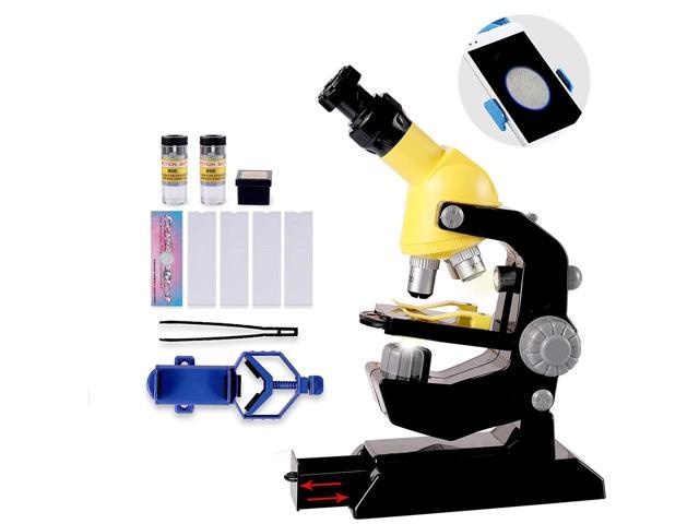 Awakening Expansion complete Artenjoyfine Science Microscop for Kids 100-1200X High  Magnification,Includes Dual LED Lights and Phone Adapter,Educational  Portable Microscope Toys for Students and Beginners.(Yellow) - Newegg.com