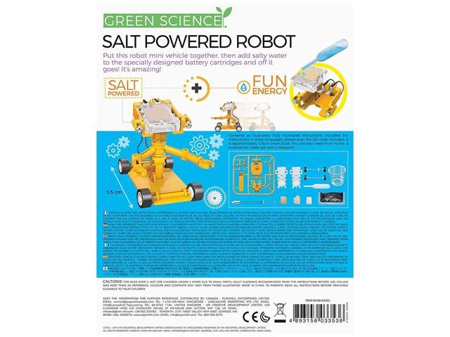 STEM Toys Salt Water Powered Robot Kit Green Energy Science Educational Gift 