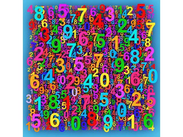 Details about    Puzzle-Floating Numbers-1000 Pieces Creative Colorful Numbers Color Challenge J 