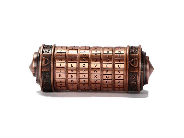 Cryptex Da Vinci Code Mini Cryptex Lock Puzzle Boxes with Hidden Compartments Anniversary Valentine's Day Interesting Romantic Birthday Gifts for Her