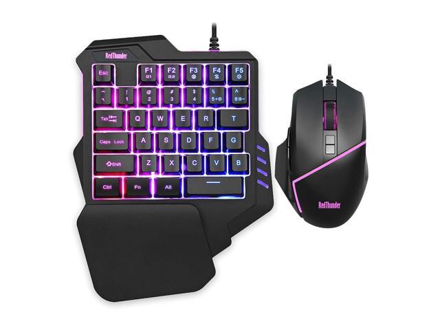  Gaming Keyboard and Mouse and Mouse pad and Gaming Headset,  Wired LED RGB Backlight Bundle for PC Gamers and Xbox and PS4 Users - 4 in  1 Edition Hornet RX-250 : Video Games