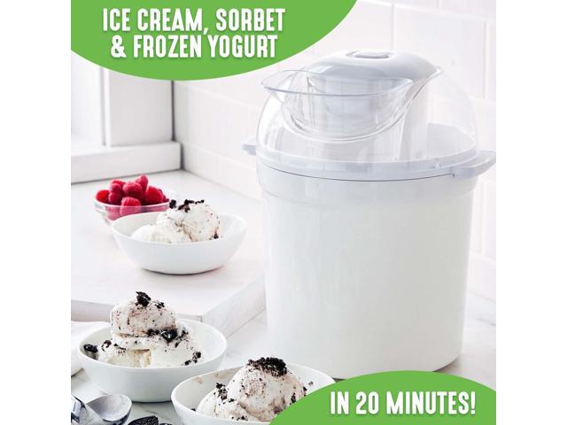 Zell 1.5Qt Electric Ice Cream, Frozen Yogurt And Sorbet Maker With