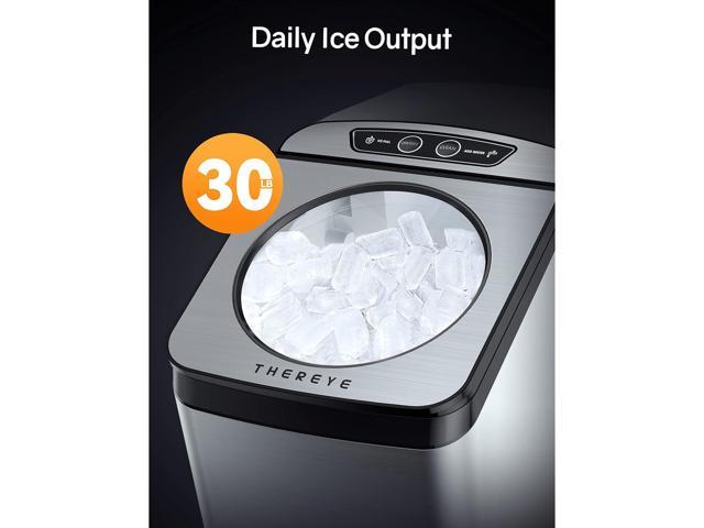 Zell Countertop Nugget Ice Maker, TopLoading Pebble Ice Maker